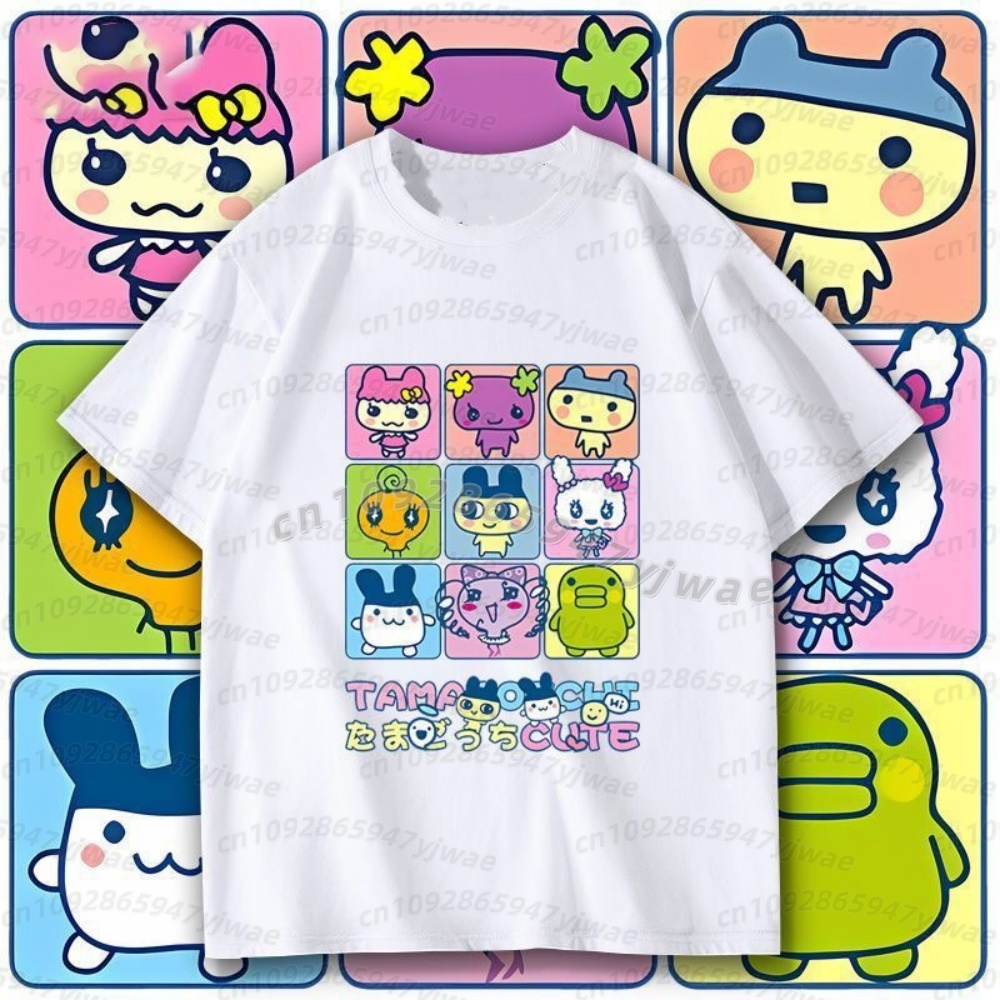 Street Fashion Women - 2026 Summer men t-shirt Japan Tamagotchi