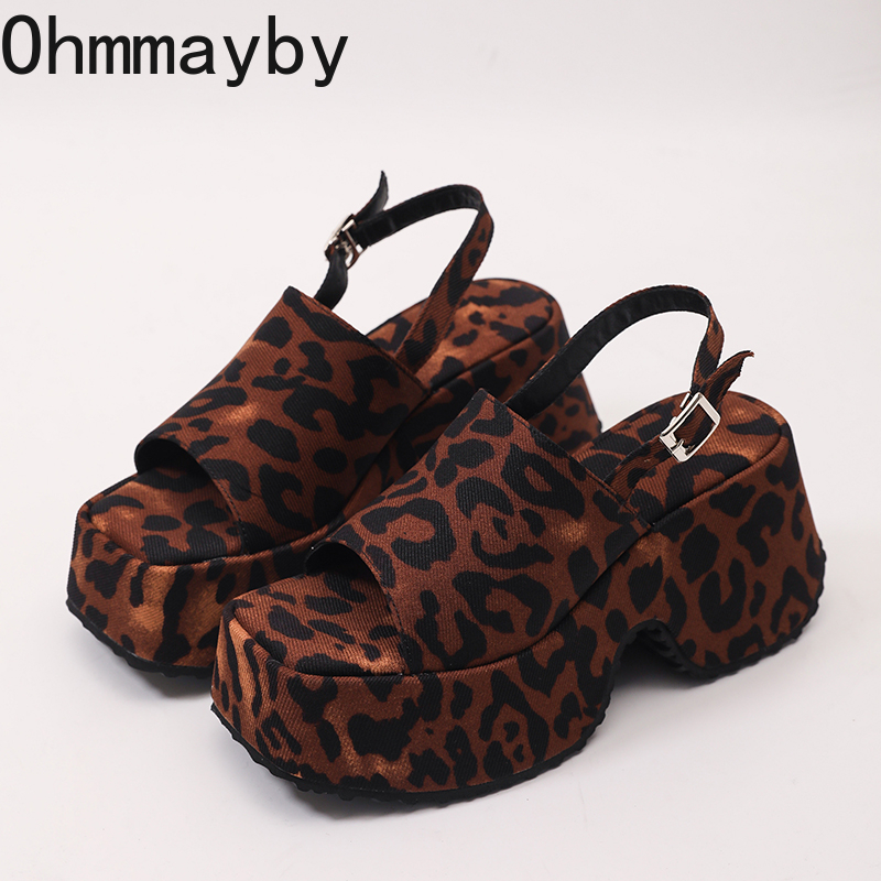Street Fashion Women - 2026 New Summer Women Leopard Platform