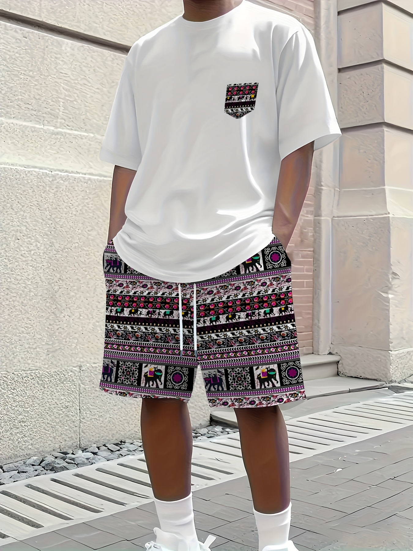 Street Fashion Style - 2026 Summer New Men's Short-Sleeved Set