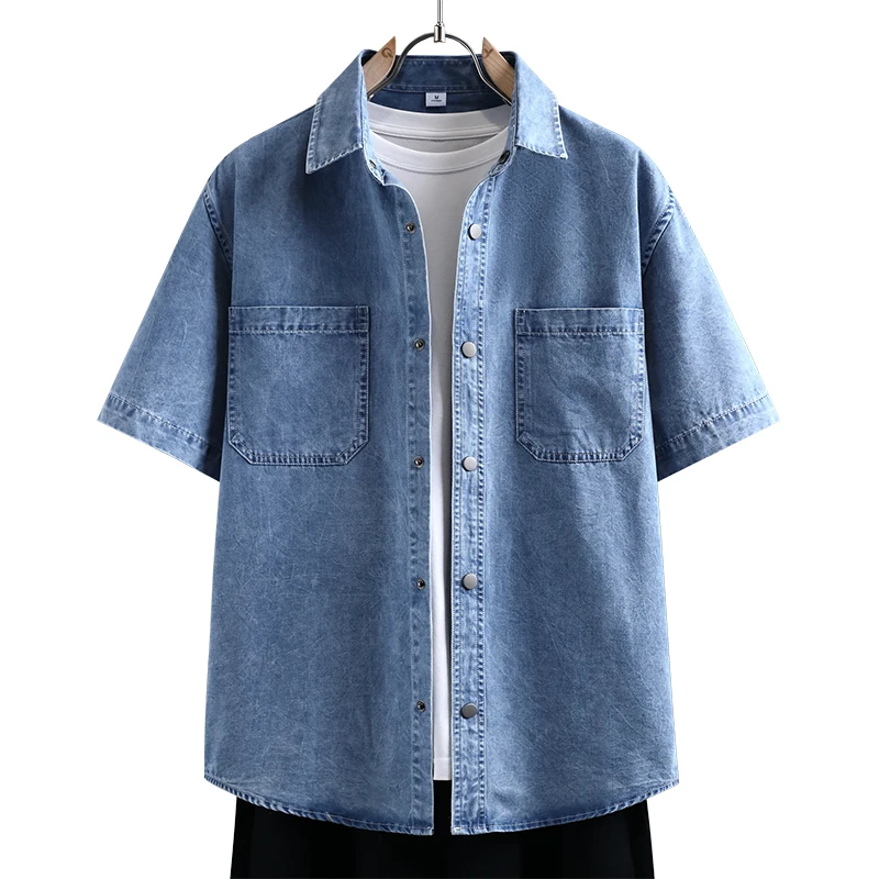 Street Fashion News - Men's Thin Denim Shirt New Summer