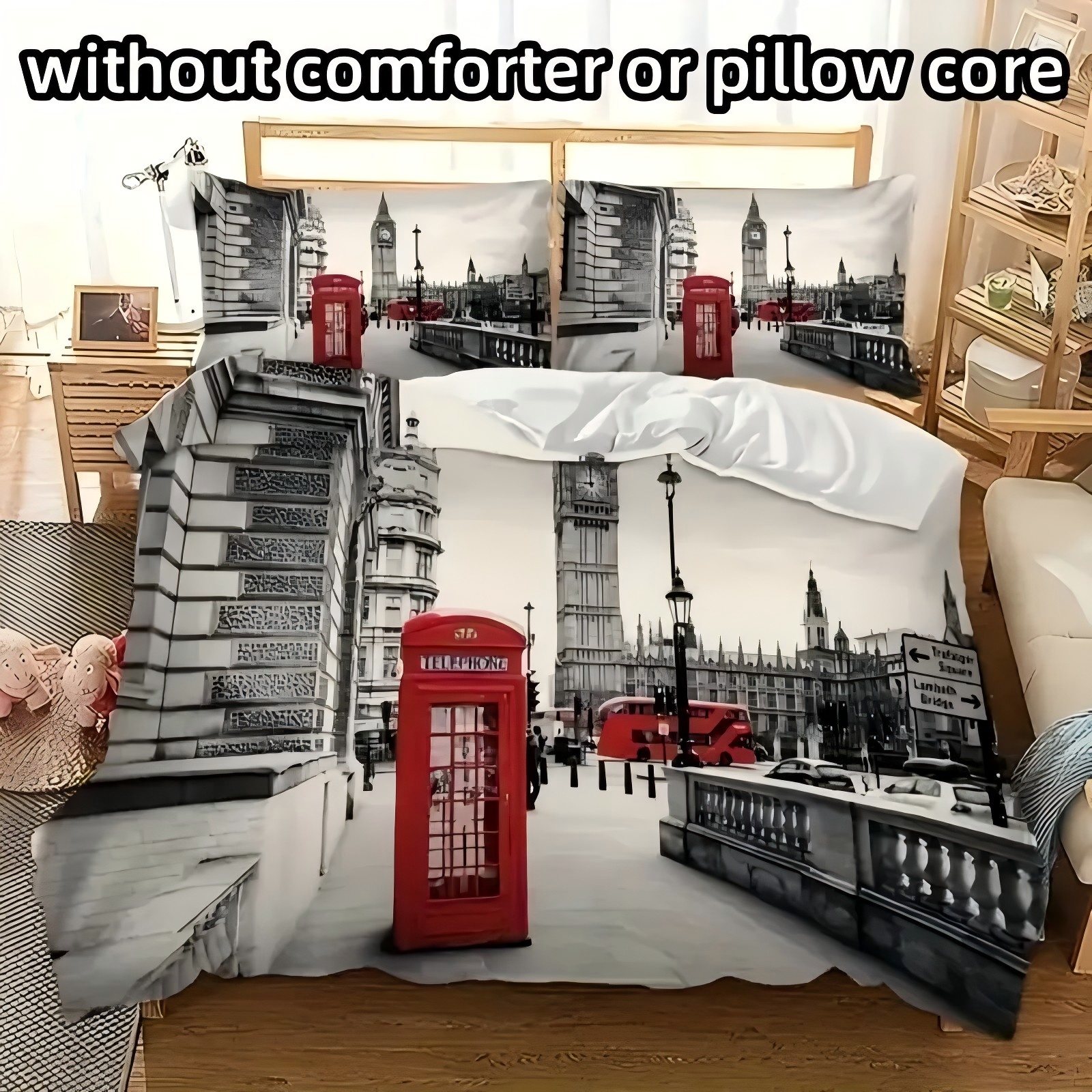 Street Fashion Roma - London Street Pattern 3D Printed Duvet