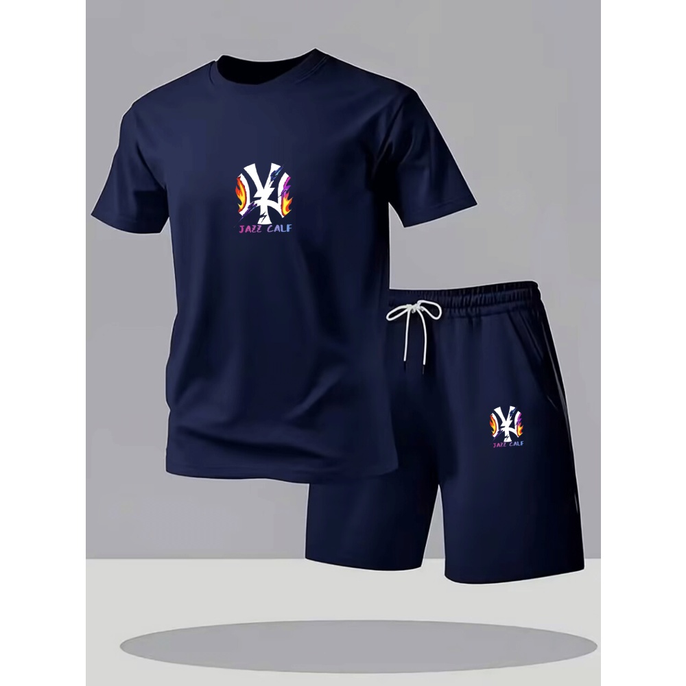 Street Fashion Style - Men's Fashion Street Short Sleeve Set