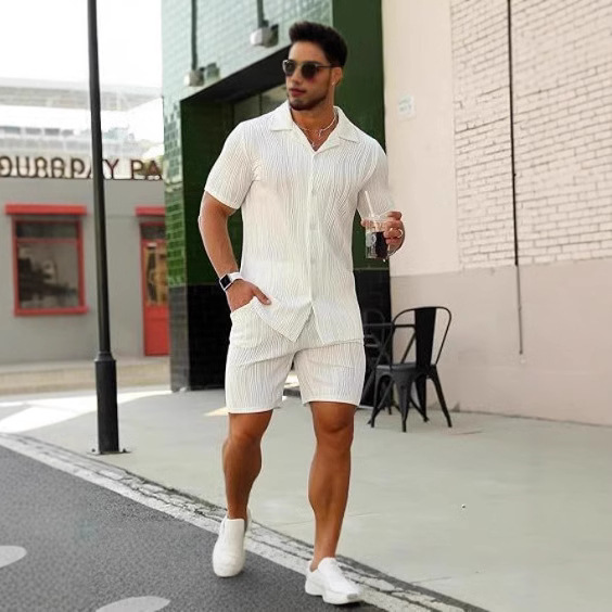 Men's 2 Piece Outfits Short Sl - Street Fashion Style recensie en prijs
