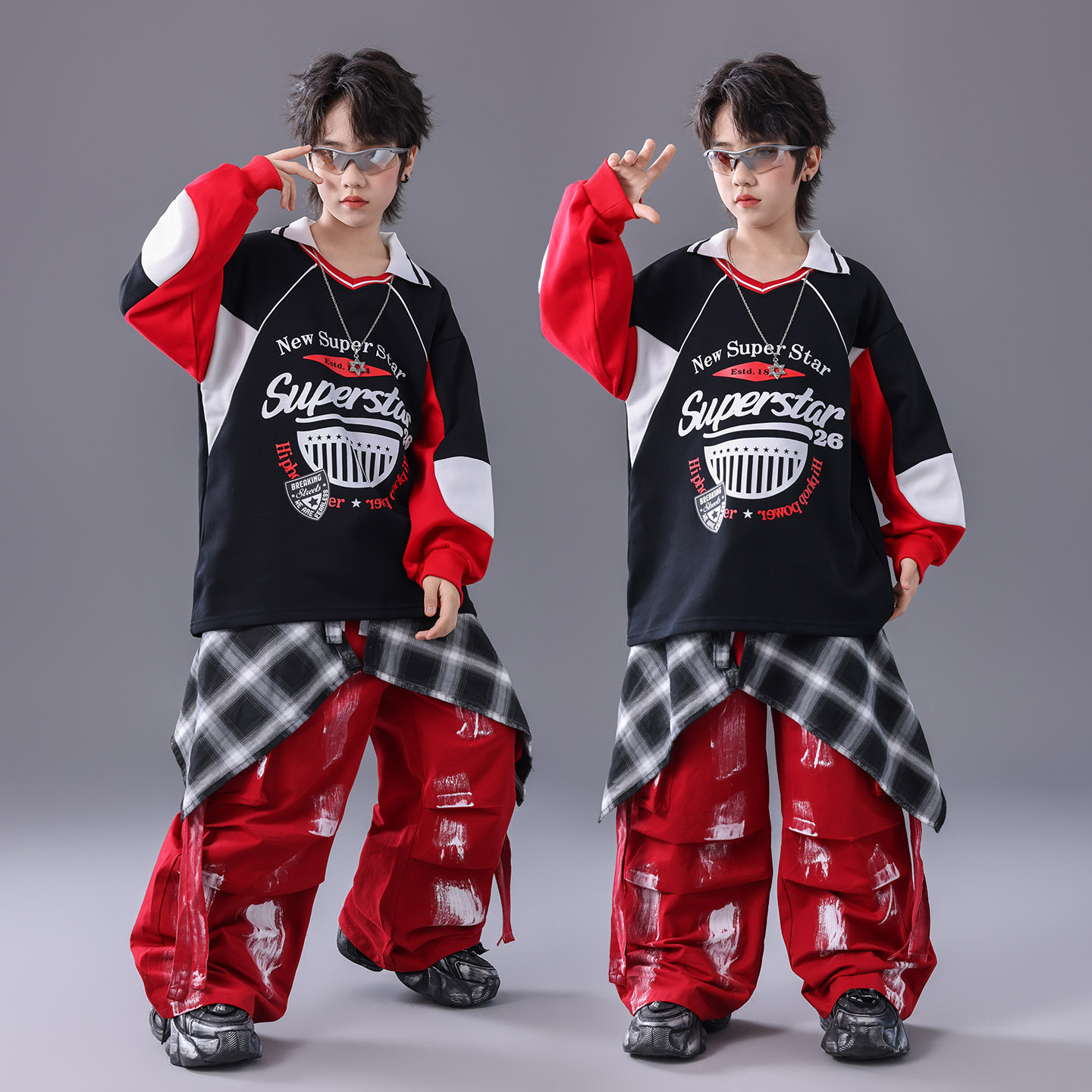 Boys K-pop Fashion Print Jacke - Street Fashion Kpop recensie en prijs