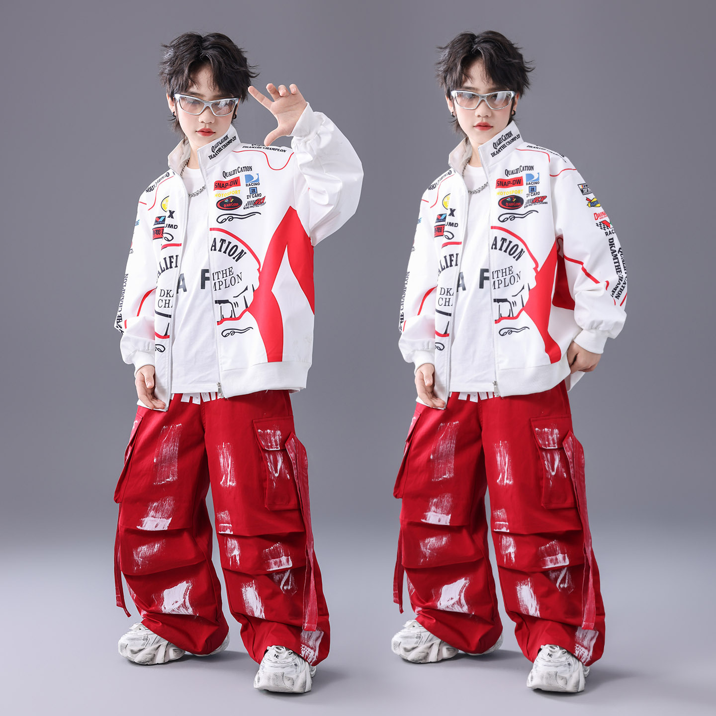 Boys K-pop Fashion Print Jacke - Street Fashion Kpop recensie en prijs