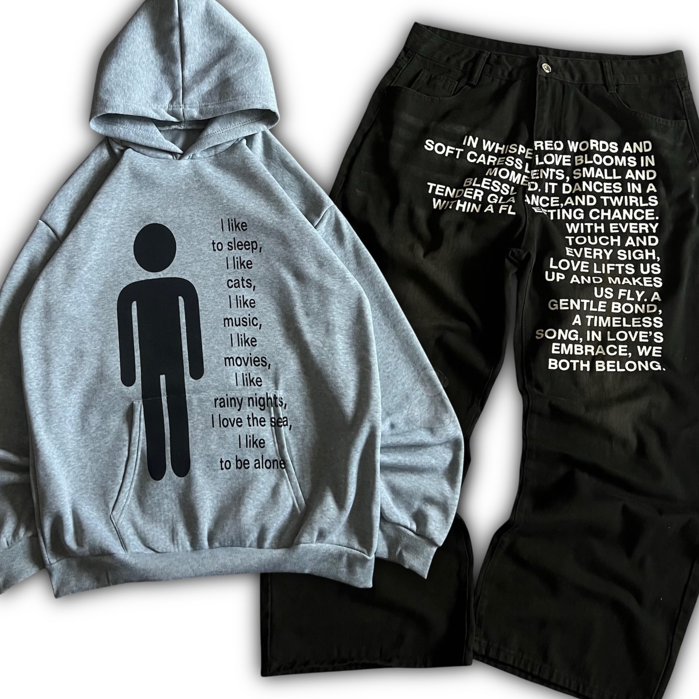 American Pattern Letter Jeans  - Street Fashion Hoodie recensie en prijs