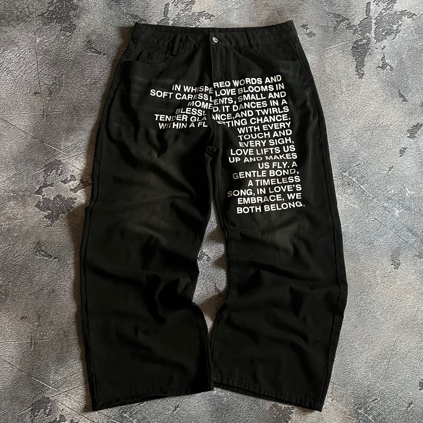 American Pattern Letter Jeans  - Street Fashion Hoodie recensie en prijs