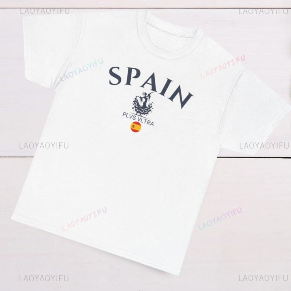 Spain Flag Graphic Printed T-s - Street Fashion In Spain recensie en prijs