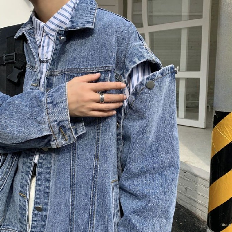 Casual Button Loose Male Jean  - Street Fashion Jacket Men recensie en prijs