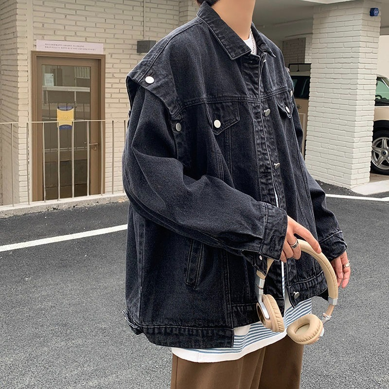 Casual Button Loose Male Jean  - Street Fashion Jacket Men recensie en prijs