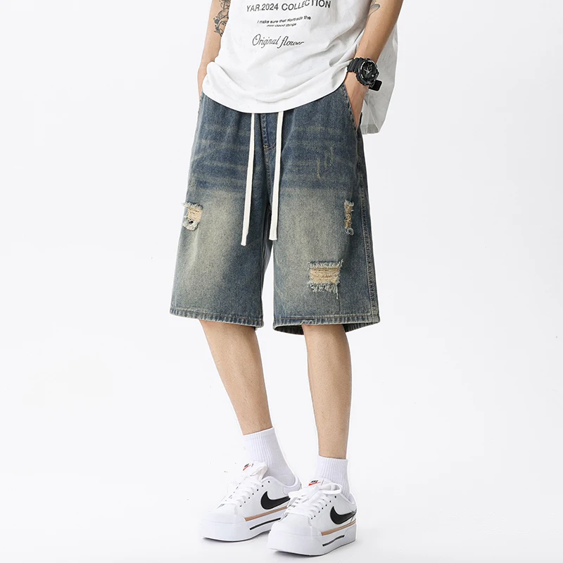 Summer Thin Denim Shorts Men's - Street Fashion Jeans recensie en prijs