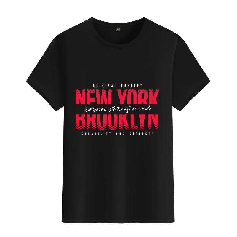 Men's Black Round-Neck Short-S - Street Fashion New York recensie en prijs