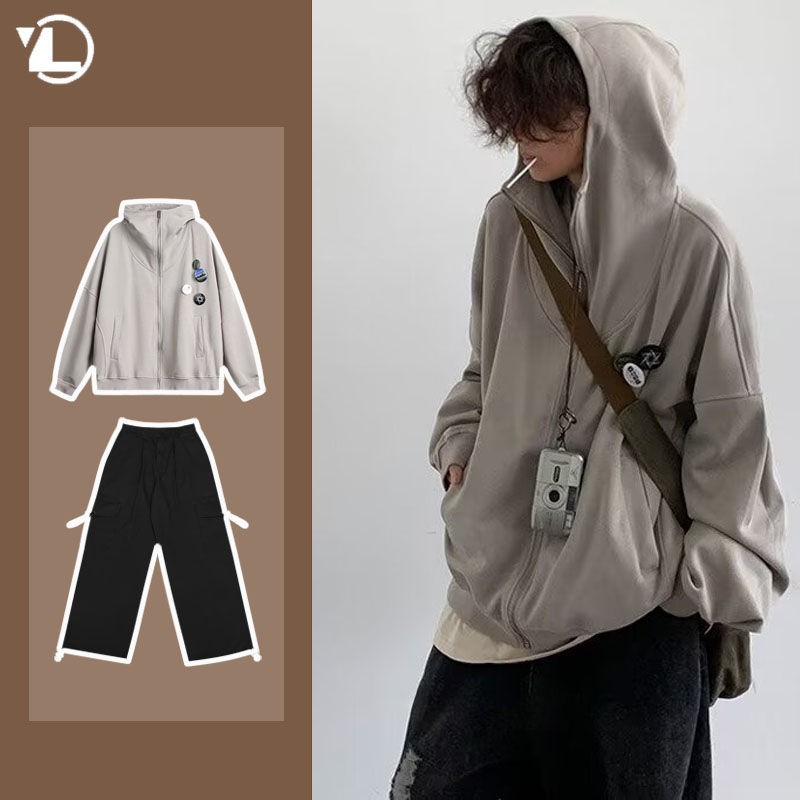 Autumn College Casual Set Men  - Street Fashion Jacket Men recensie en prijs