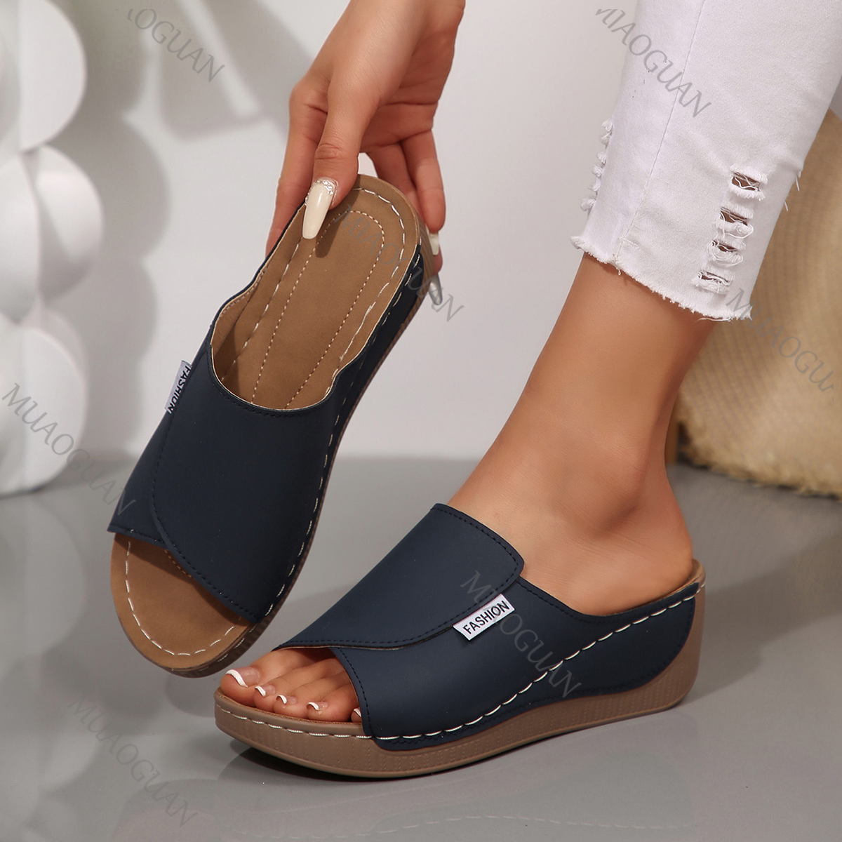 Roma Retro Soft Platform Slipp - Street Fashion Roma recensie en prijs