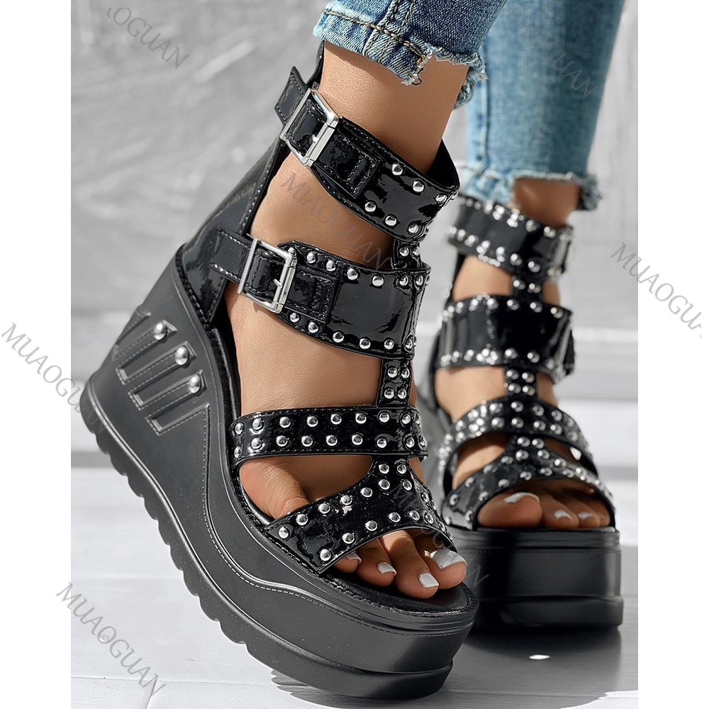 Fashion Women Peep Toe Black S - Street Fashion Women recensie en prijs