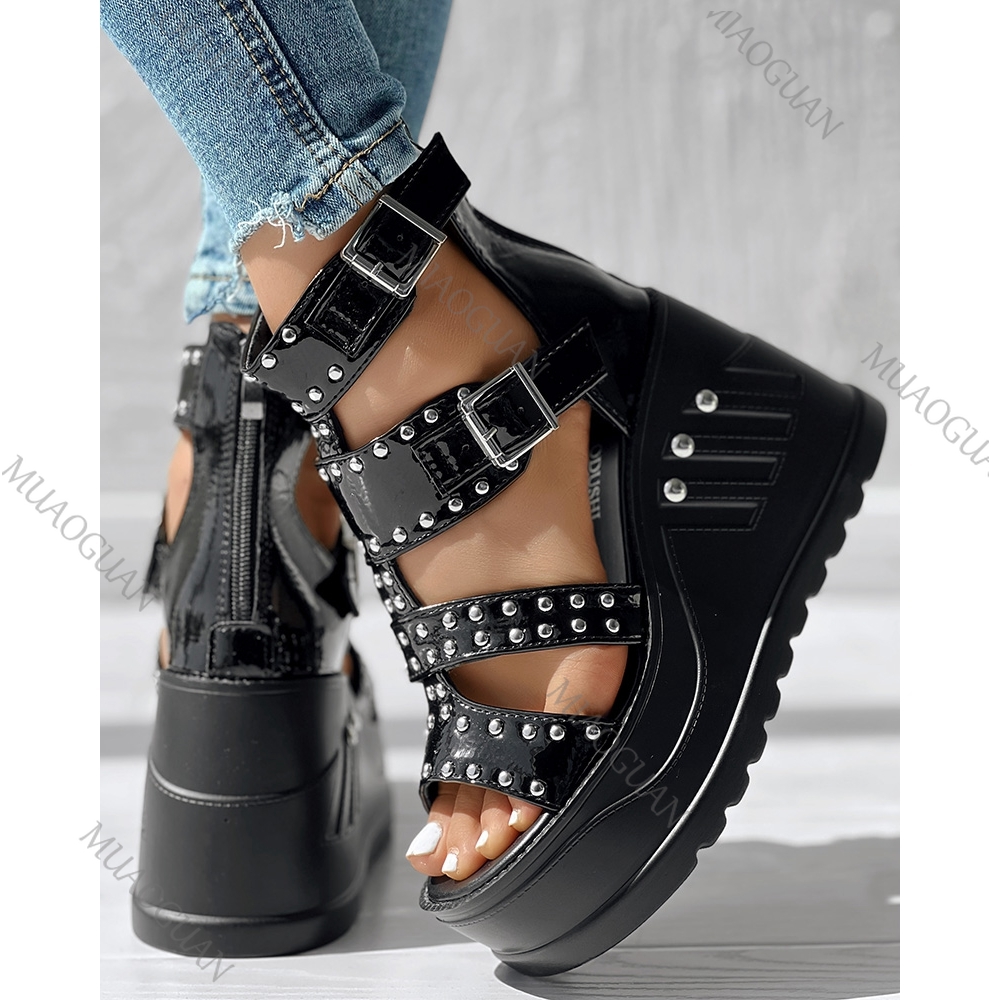 Fashion Women Peep Toe Black S - Street Fashion Women recensie en prijs