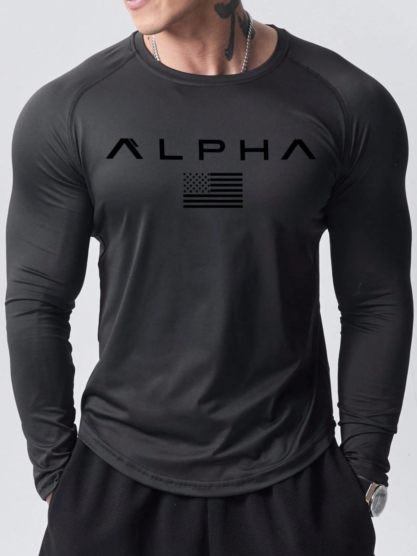 New men's long-sleeved T-shirt - Street Fashion Casual recensie en prijs