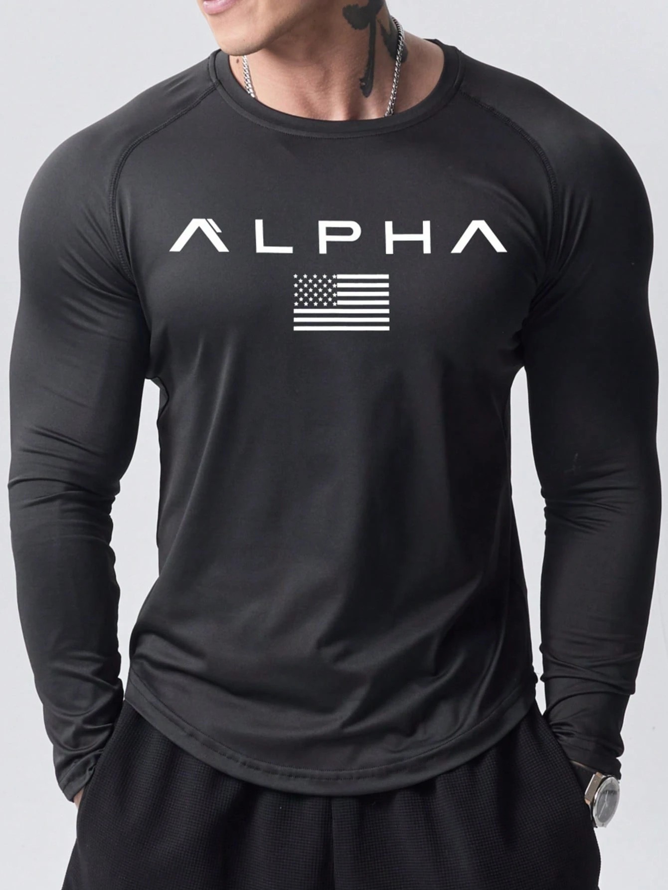 New men's long-sleeved T-shirt - Street Fashion Casual recensie en prijs