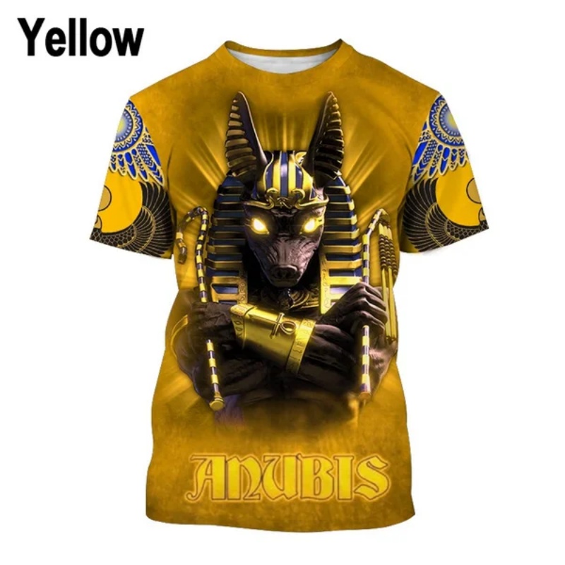 3D Printed Pharaoh Anubis T-Sh - Street Fashion Egypt recensie en prijs