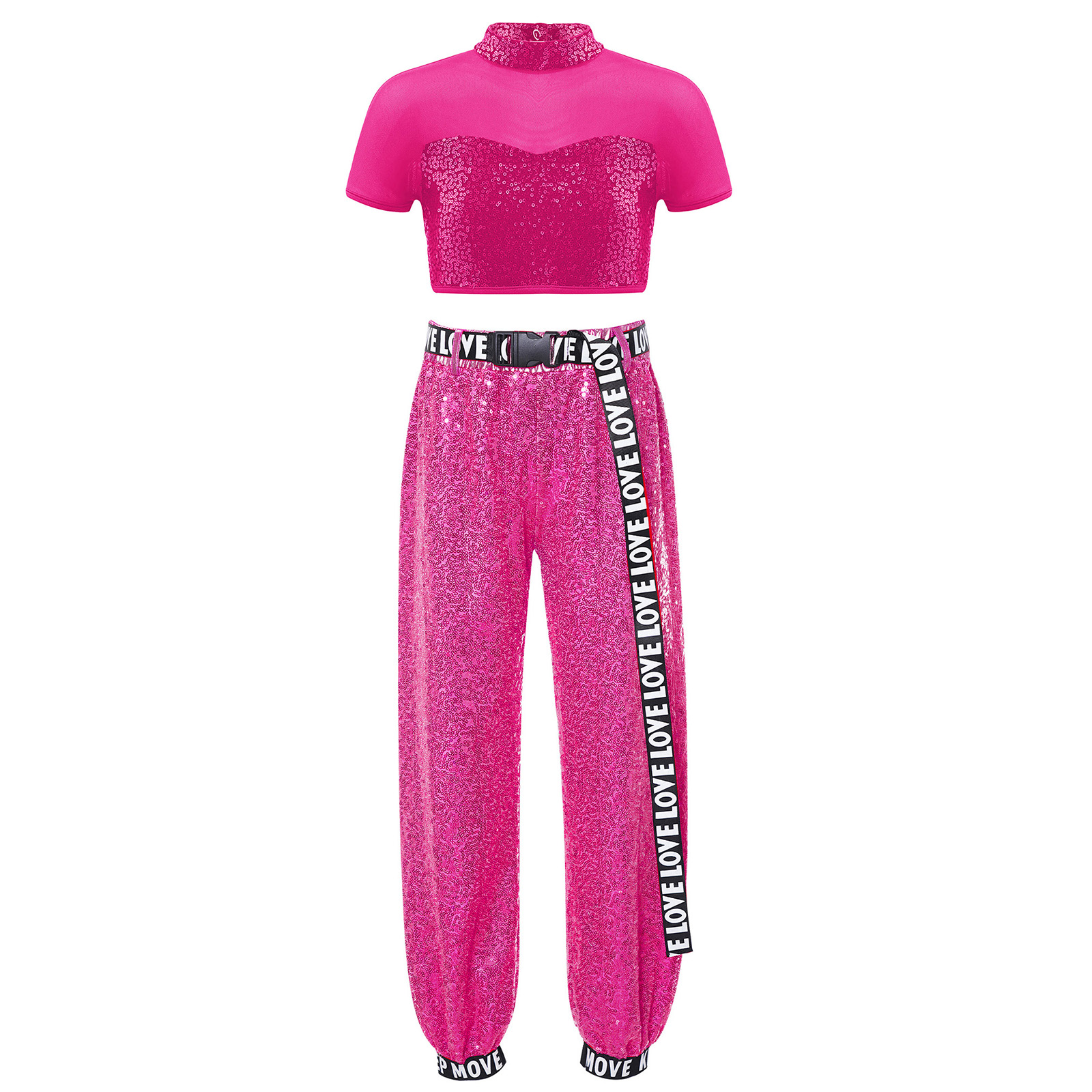 Children Shiny Sequins Dance C - Street Fashion Baggy recensie en prijs