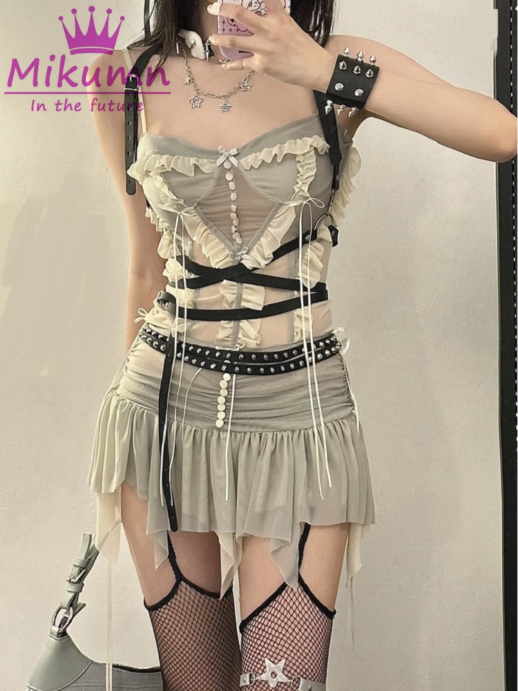 Y2k Two Piece Set Outfit Aesth - Street Fashion News recensie en prijs