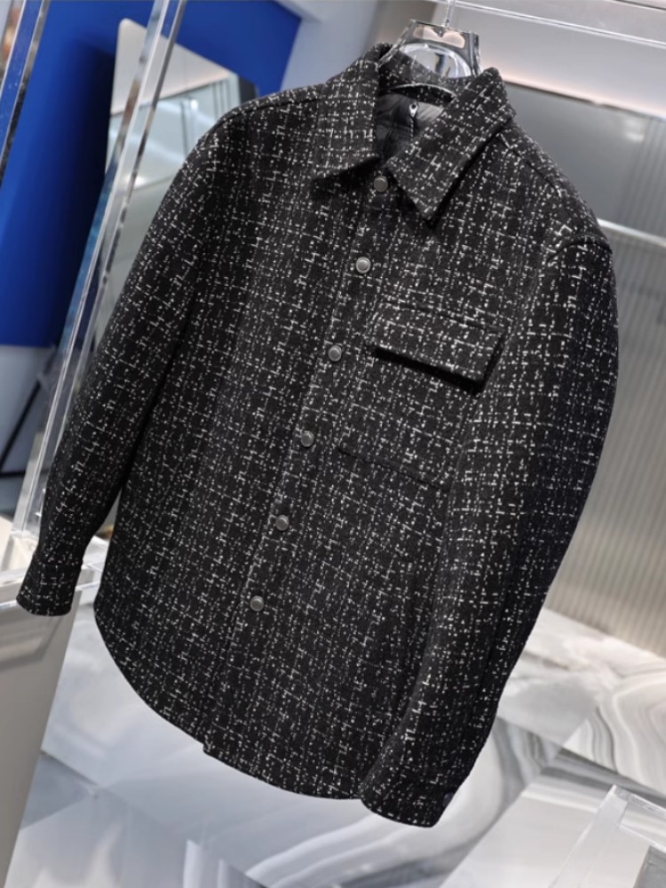 Winter Mens Tweed Down Coat De - Street Fashion Jacket Men recensie en prijs