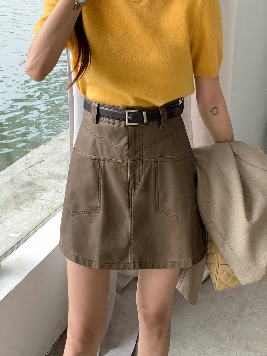 High Waist PU Leather  Skirt W - Street Fashion Now recensie en prijs