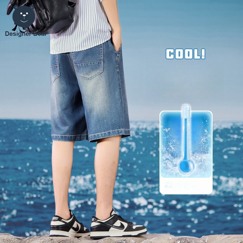 Summer Thin Men's Denim Shorts - Street Fashion Baggy recensie en prijs