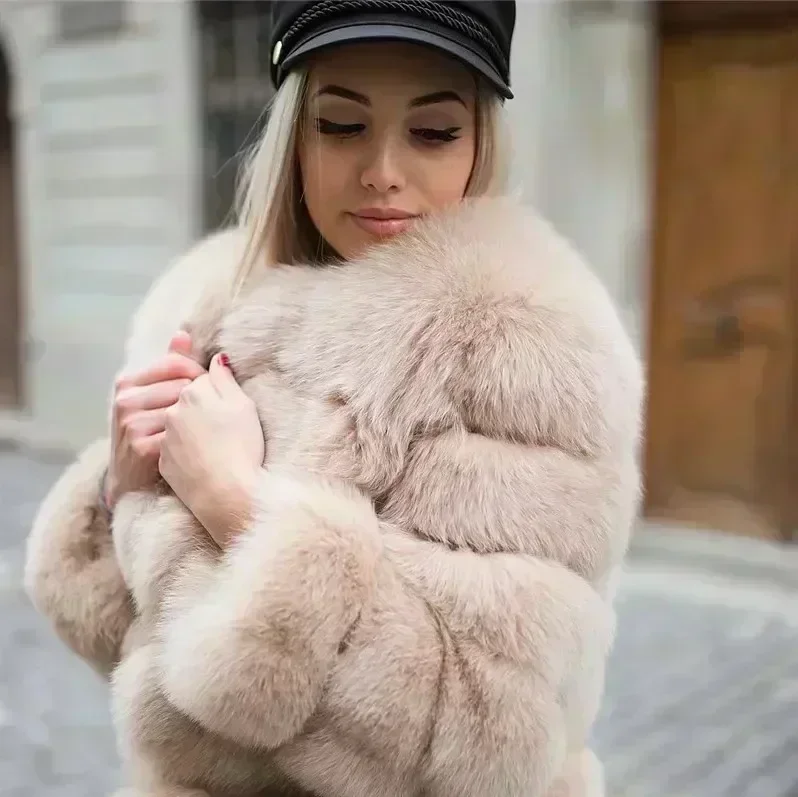 Women's Fashion faux fur coat  - Street Fashion Jacket Men recensie en prijs