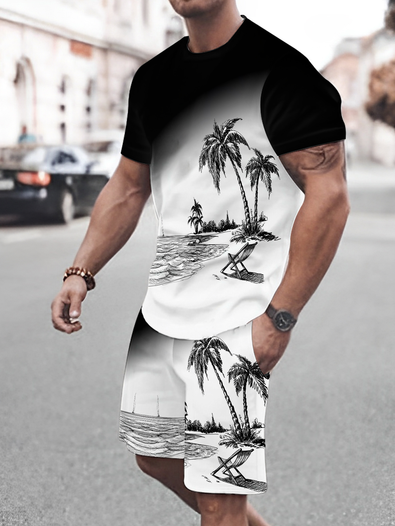 2026 Summer New Men's Short-Sl - Street Fashion For 2026 recensie en prijs