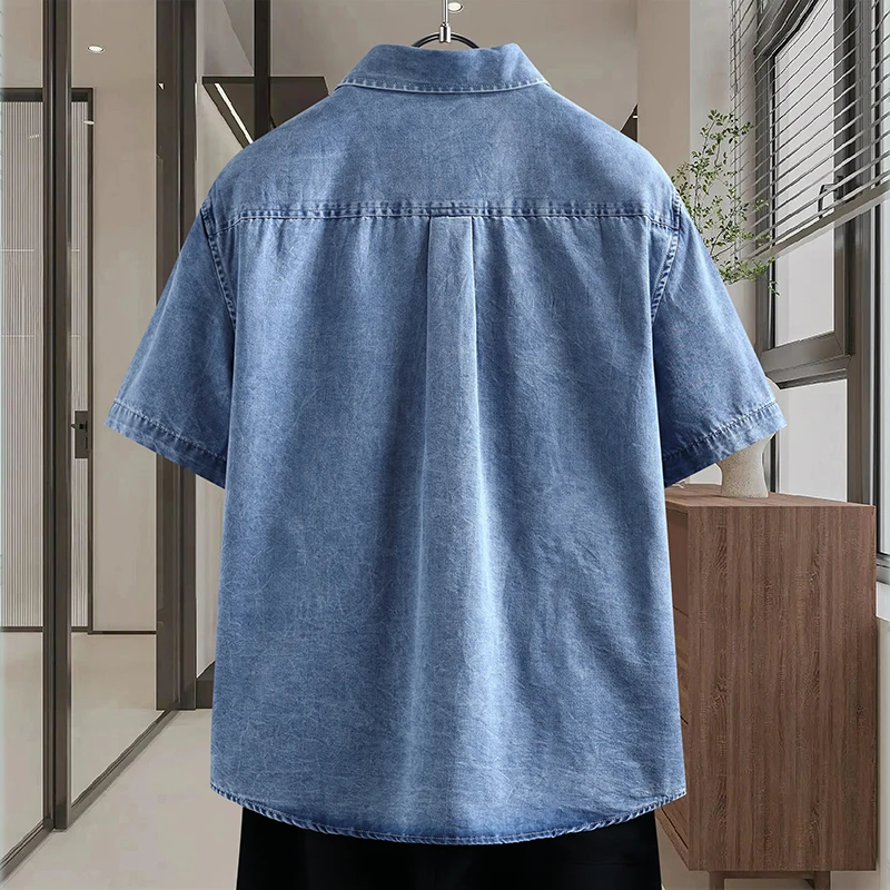 Men's Thin Denim Shirt New Sum - Street Fashion News recensie en prijs