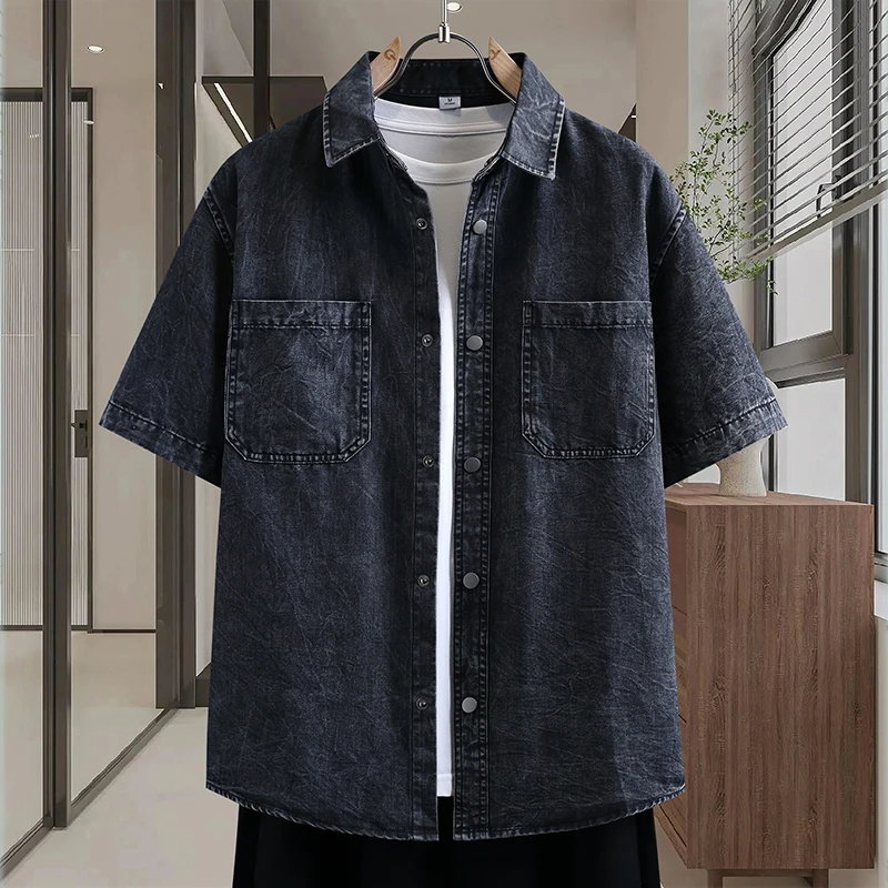 Men's Thin Denim Shirt New Sum - Street Fashion News recensie en prijs