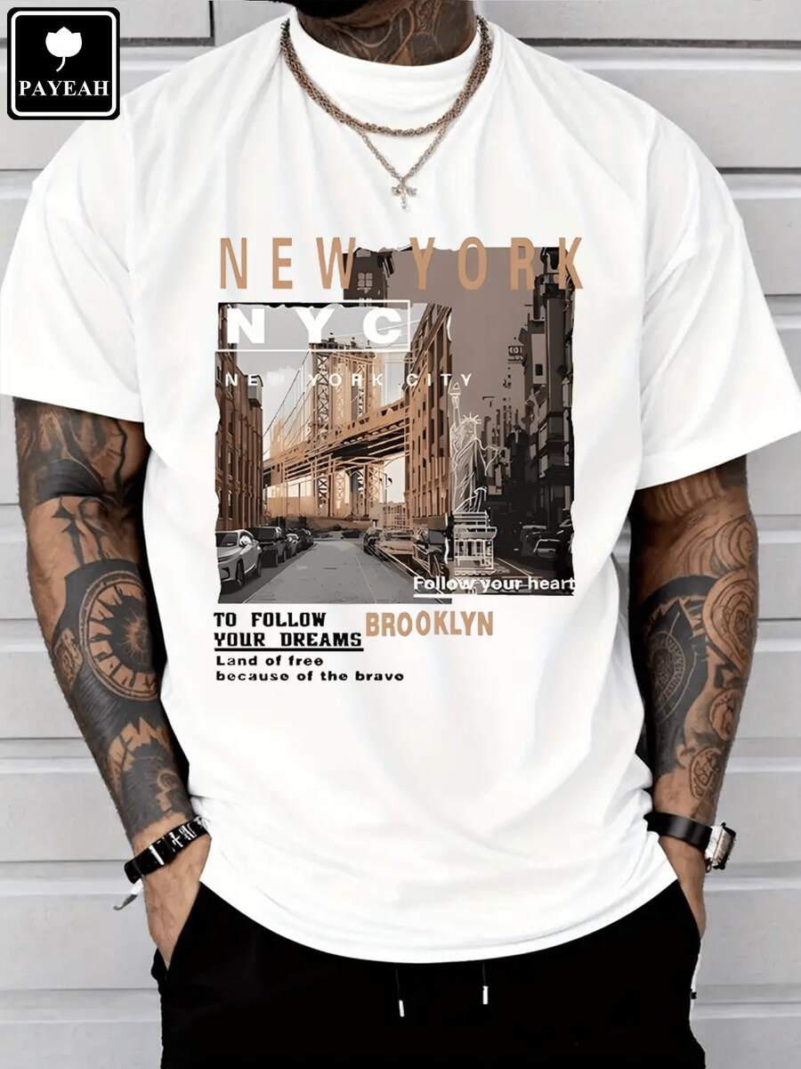 PAYEAH Men's Casual Cotton Str - High Street Fashion New York recensie en prijs