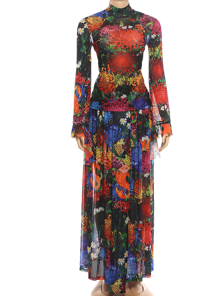 Weird Puss Colorful Floral Pri - Street Fashion News recensie en prijs
