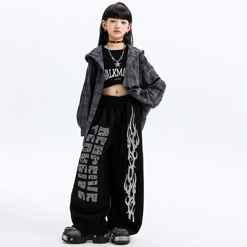 Girls Jazz Dance Costumes Hood - Street Fashion Kpop recensie en prijs
