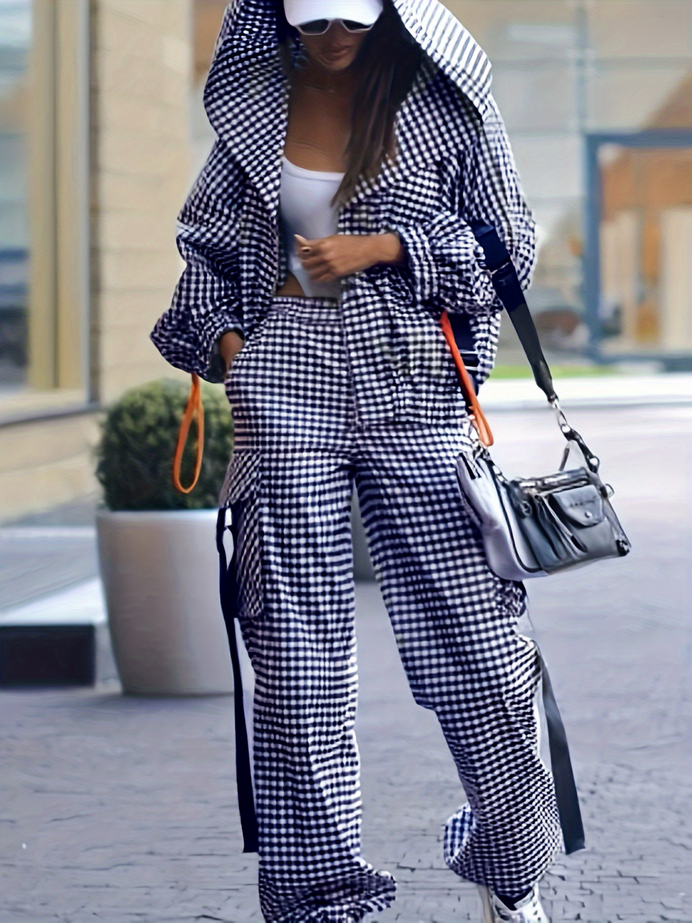 Spring Autumn Casual Plaid Pri - Street Fashion Hoodie recensie en prijs