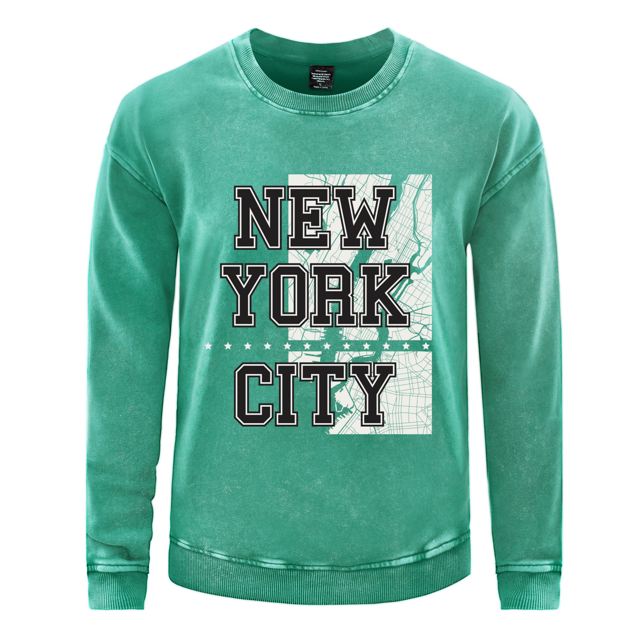 New York City Letter Print Man - High Street Fashion New York recensie en prijs