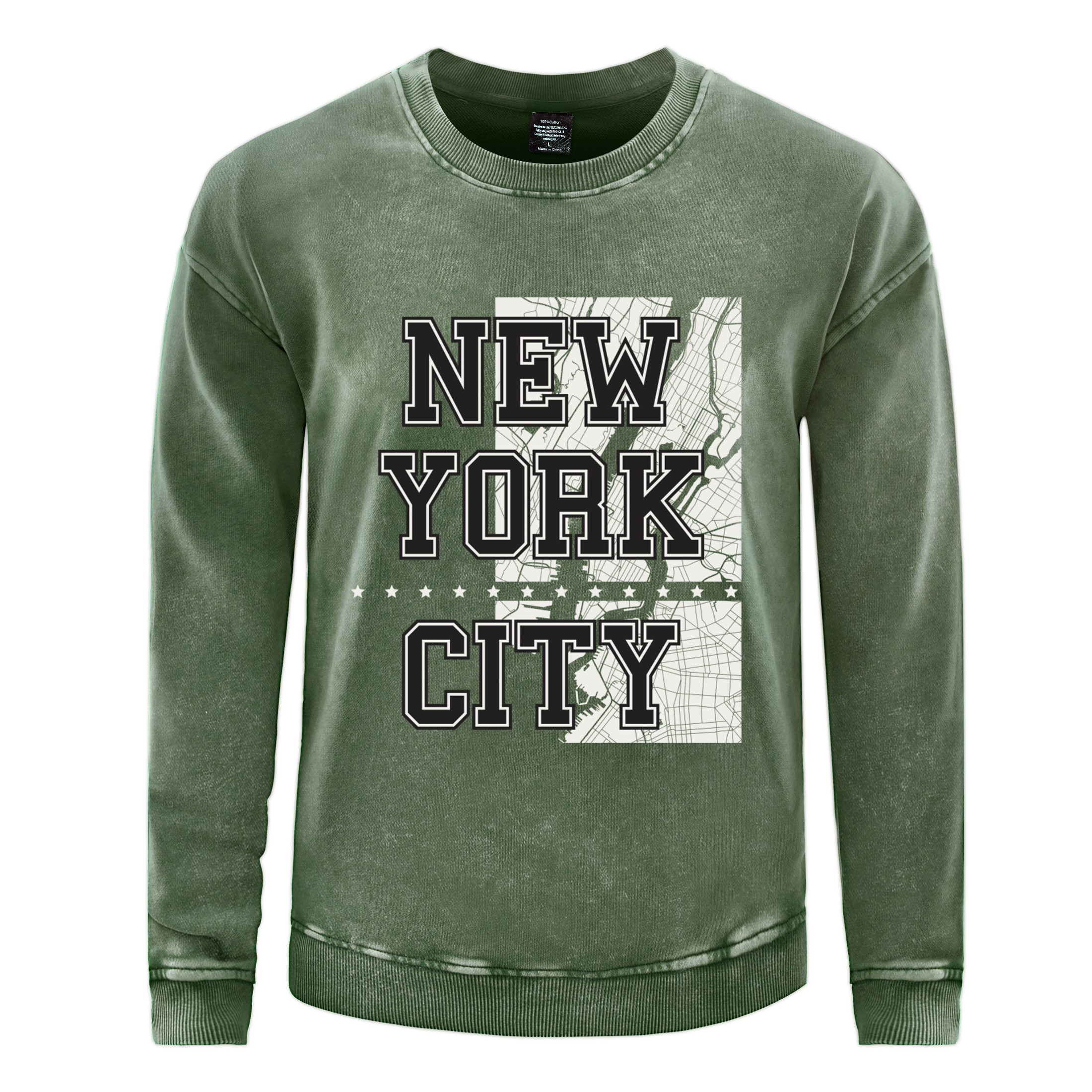 New York City Letter Print Man - High Street Fashion New York recensie en prijs