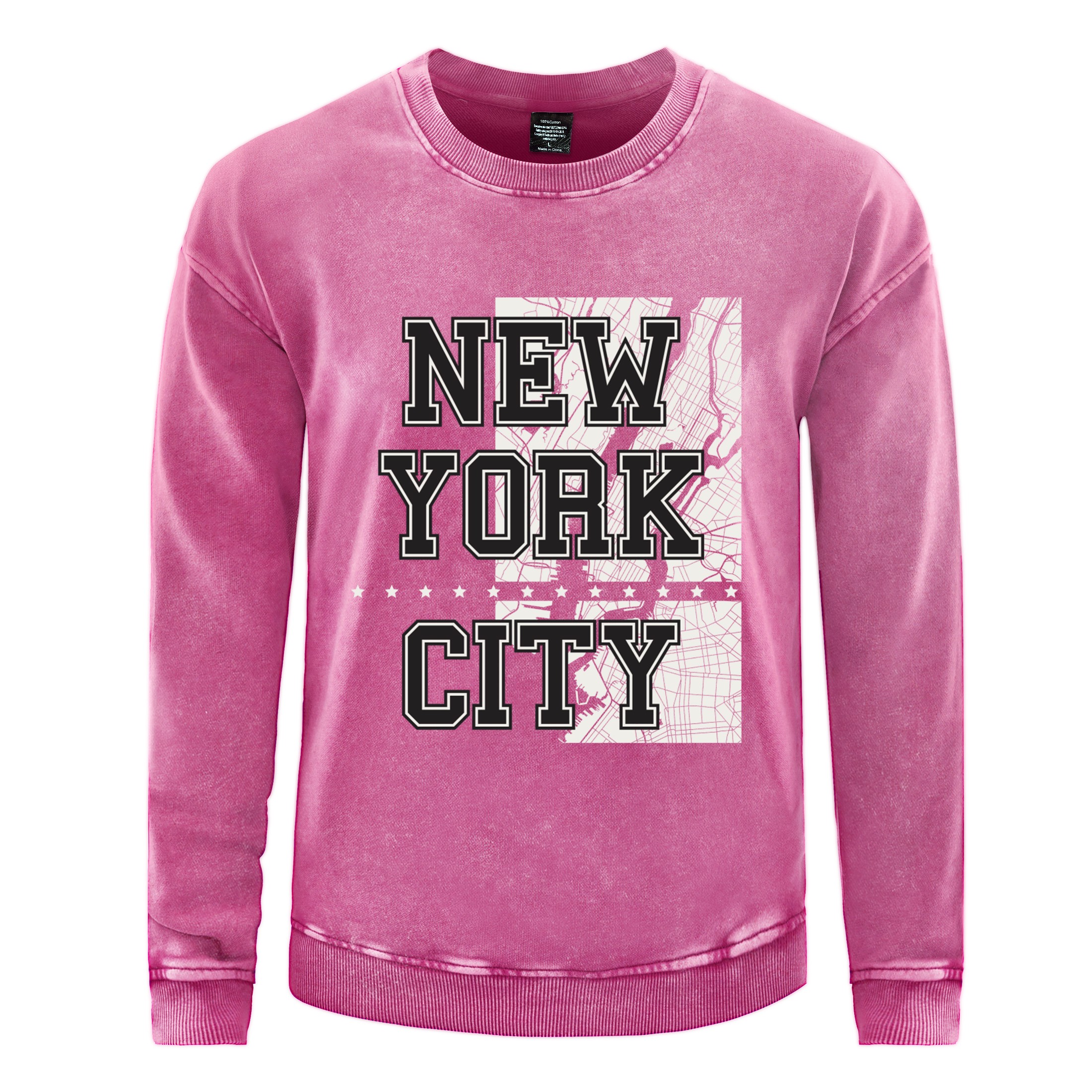 New York City Letter Print Man - High Street Fashion New York recensie en prijs