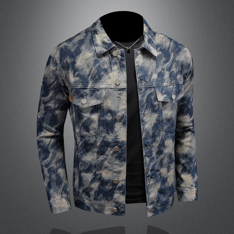 2025 Spring Vintage Denim Jack - Street Fashion Jacket Men recensie en prijs