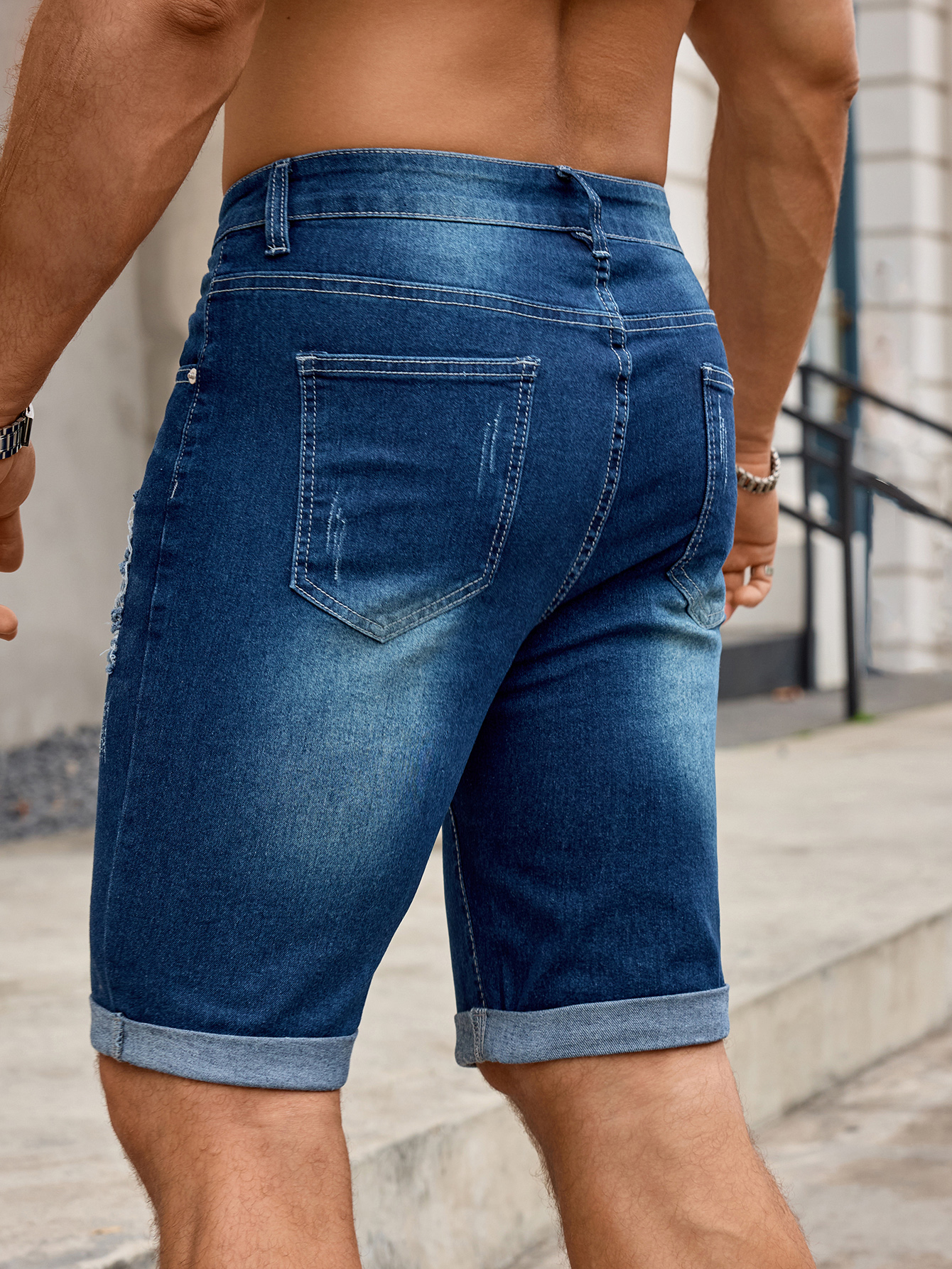 Men Denim Trousers Jeans Short - Street Fashion Jeans recensie en prijs