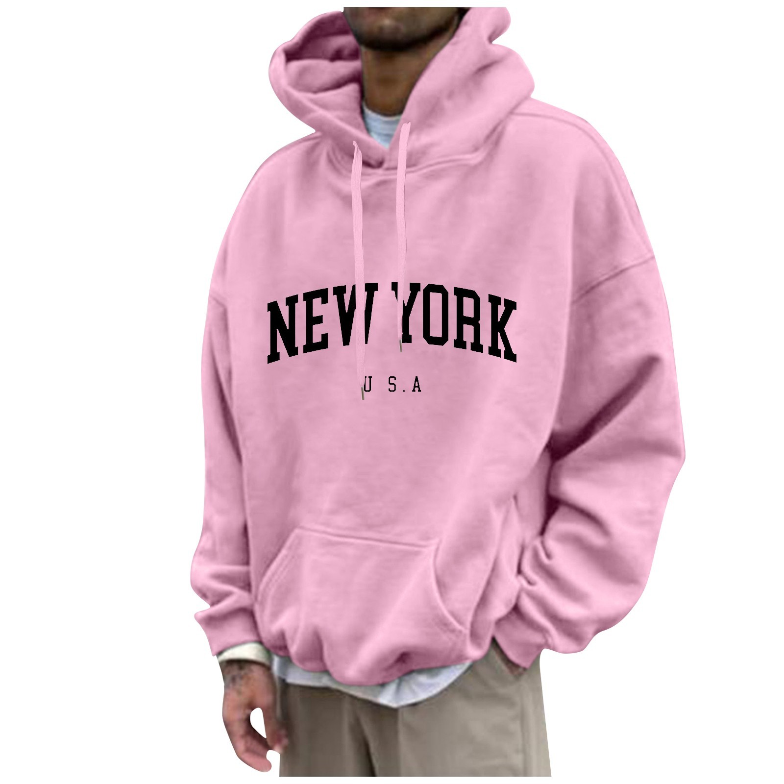 New York Print Mens Hoodies Fa - High Street Fashion New York recensie en prijs