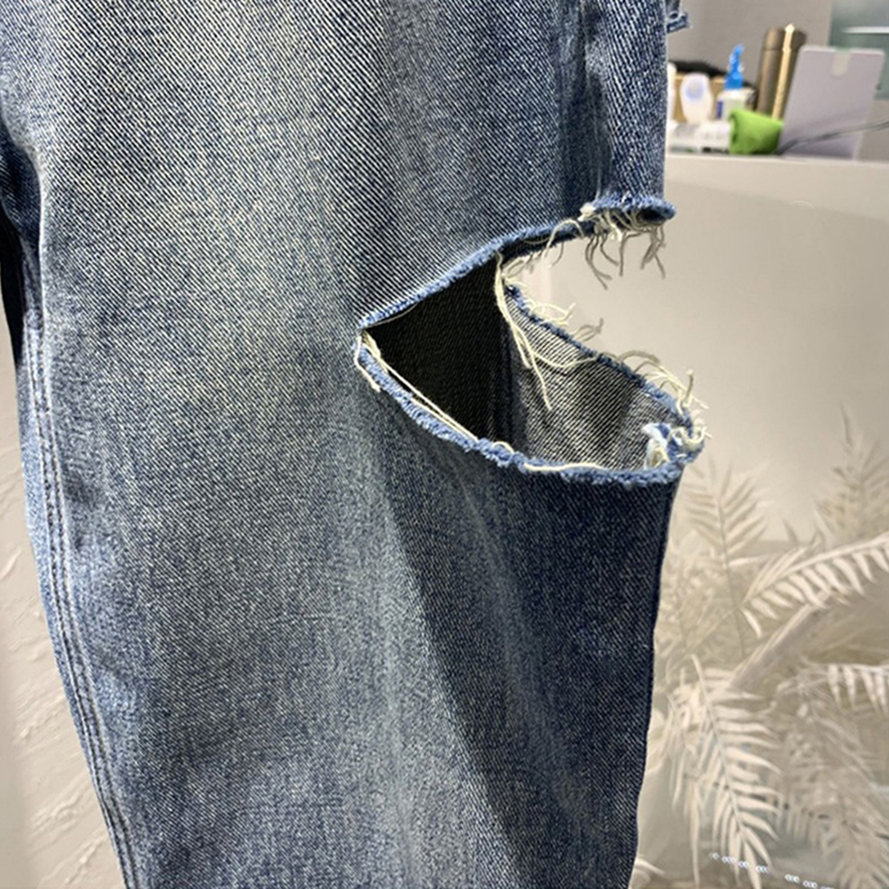 Summer Women Ripped Jeans High - Street Fashion Jeans recensie en prijs