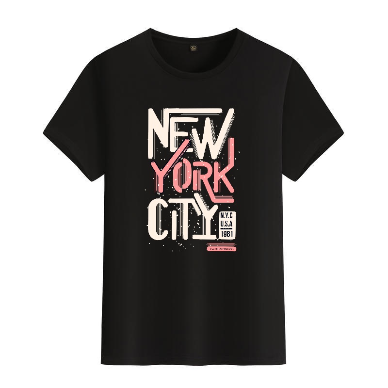 Men's Black Round-Neck Short-S - Street Fashion New York recensie en prijs