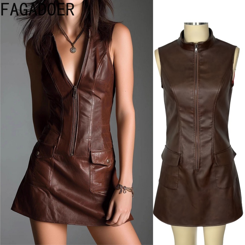 FAGADOER Fashion Leather Zippe - Street Fashion News recensie en prijs