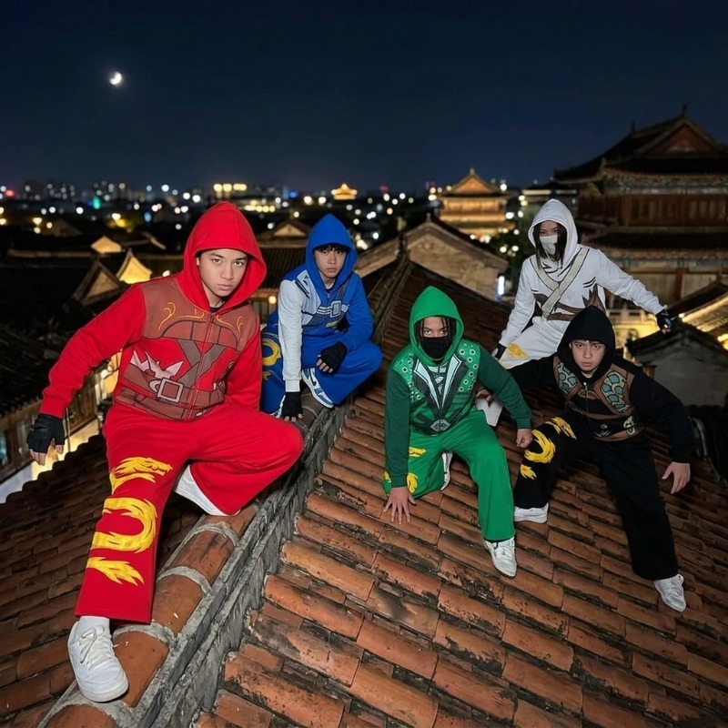Ninja Warrior Armor Hoodie Set - Street Fashion Casual recensie en prijs