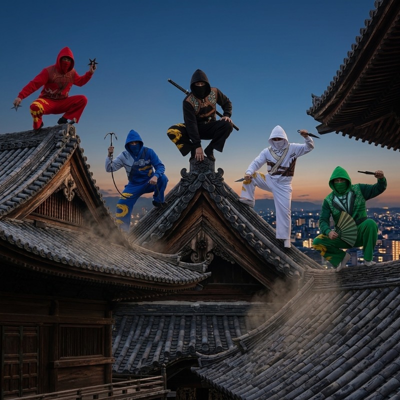 Ninja Warrior Armor Hoodie Set - Street Fashion Casual recensie en prijs