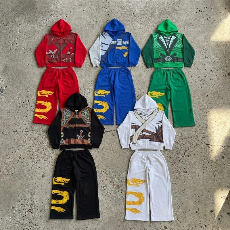 Ninja Warrior Armor Hoodie Set - Street Fashion Casual recensie en prijs