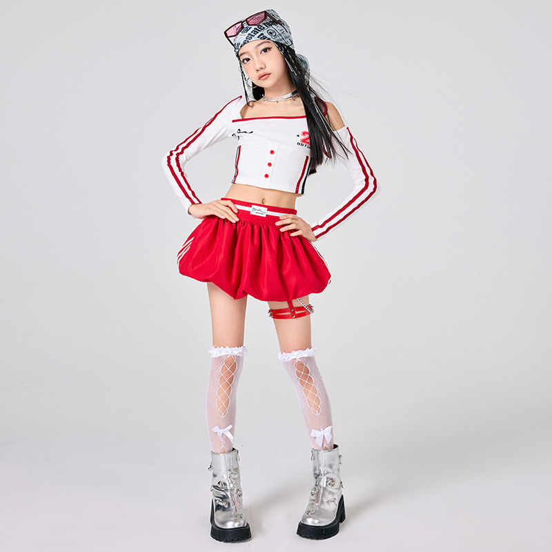 Girls Hip Hop Clothes White To - Street Fashion Kpop recensie en prijs