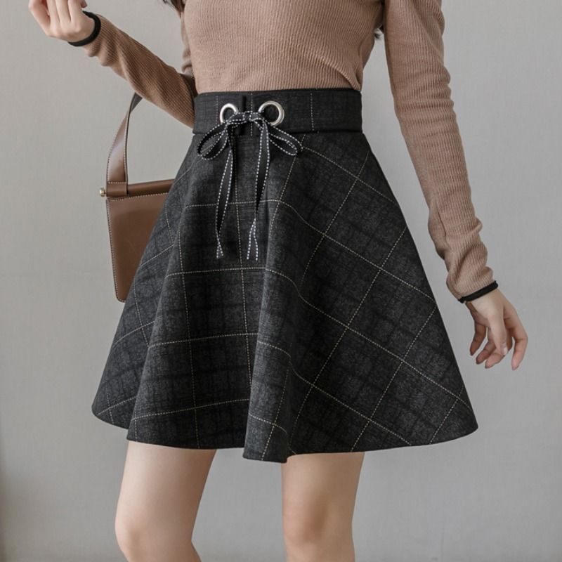 High Waist Plaid Vintage Short - Street Fashion Now recensie en prijs